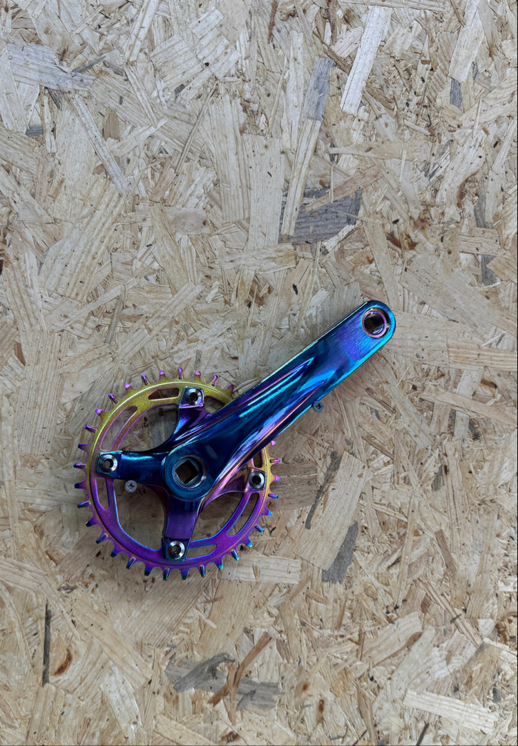 Sunrun Rainbow 34T Tek Yaprak Aynakol 170mm Kol Uzunluğu
